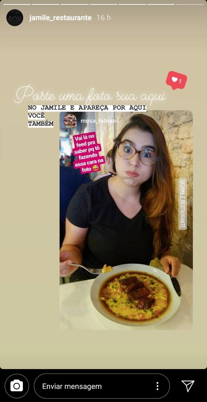 stories para bares e restaurantes